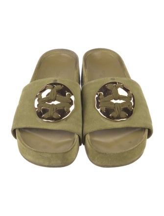 Tory Burch Suede Slides