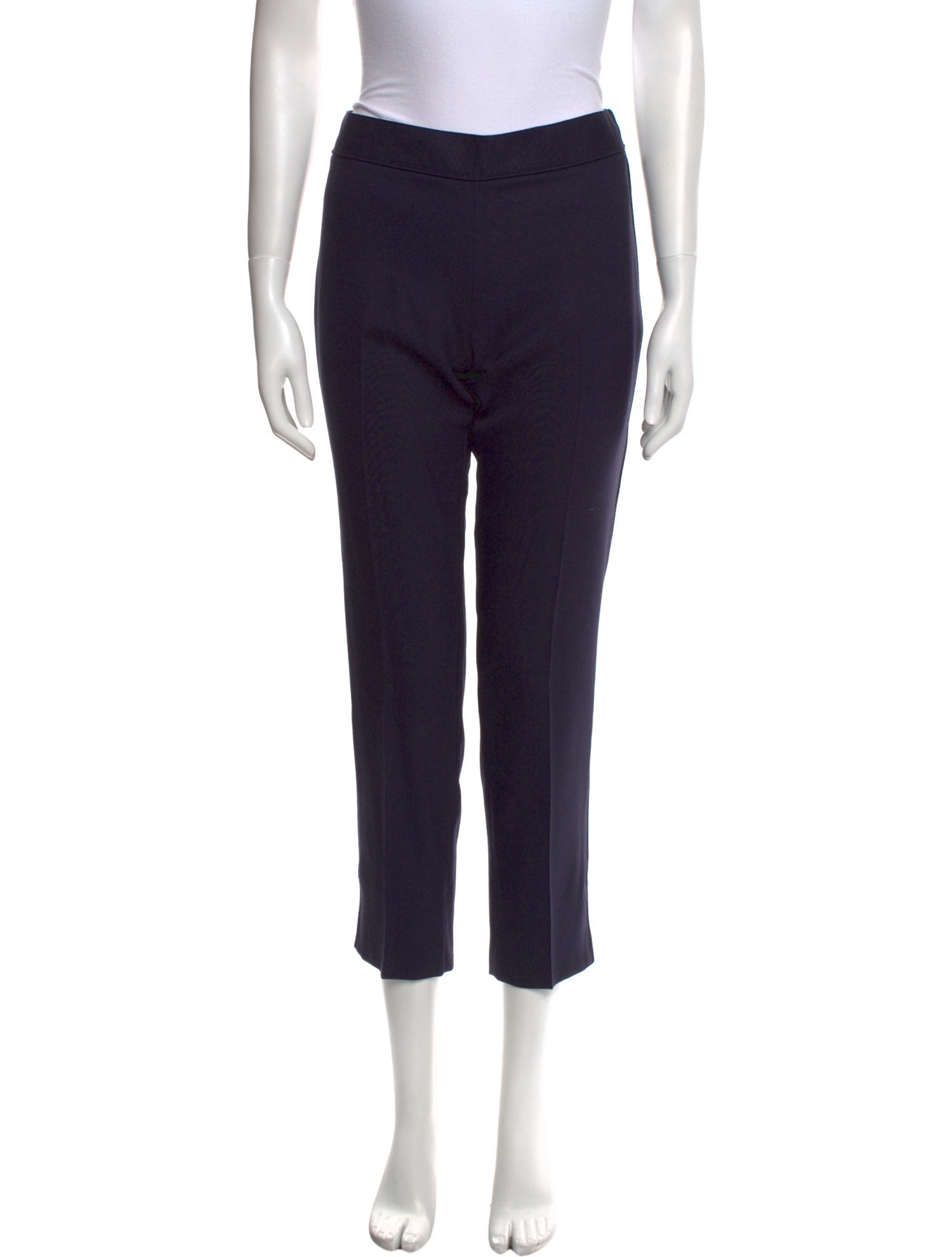 Tory Burch Virgin Wool Straight Leg Pants