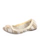 Tory Burch Jute Printed Ballet Flats