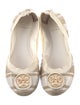 Tory Burch Jute Printed Ballet Flats
