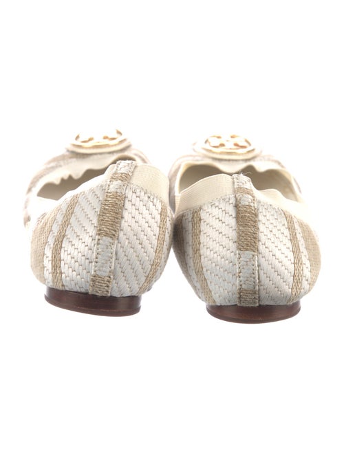 Tory Burch Jute Printed Ballet Flats
