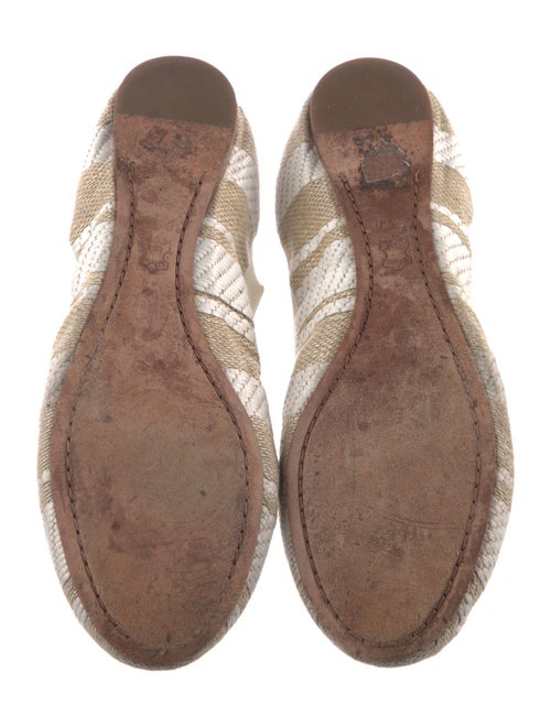Tory Burch Jute Printed Ballet Flats