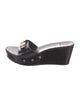 Tory Burch Patent Leather Studded Accents Slides