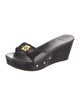 Tory Burch Patent Leather Studded Accents Slides