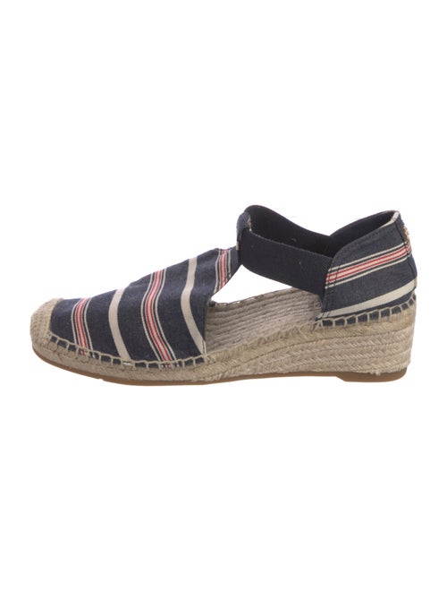 Tory Burch Canvas Striped Espadrilles