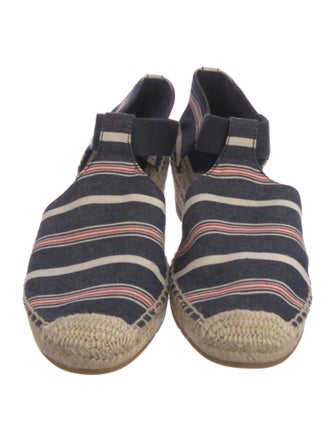 Tory Burch Canvas Striped Espadrilles
