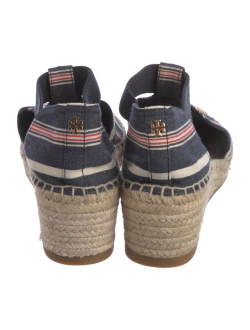 Tory Burch Canvas Striped Espadrilles