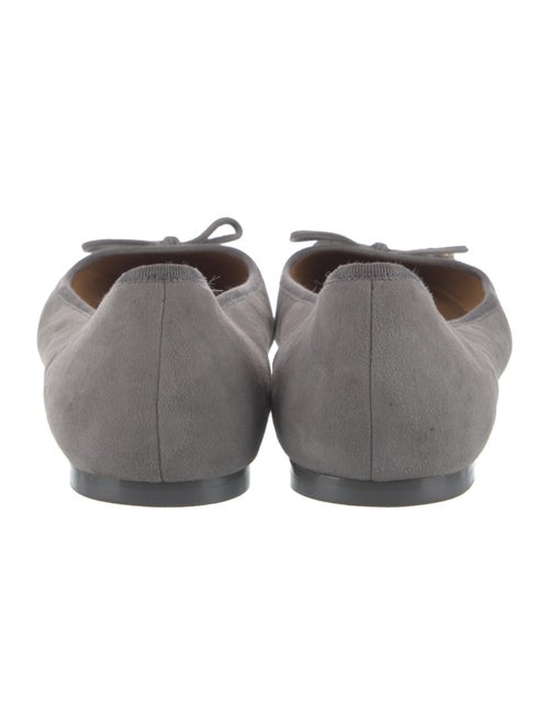 Tory Burch Suede Bow Accents Ballet Flats