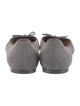 Tory Burch Suede Bow Accents Ballet Flats