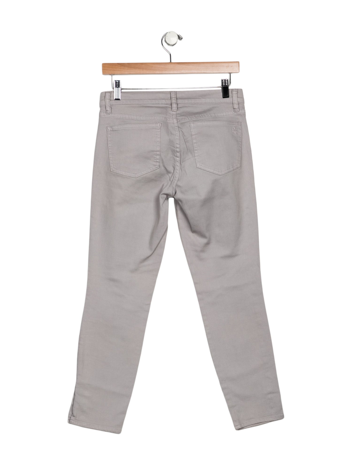 Tory Burch Low-Rise Skinny Leg Jeans