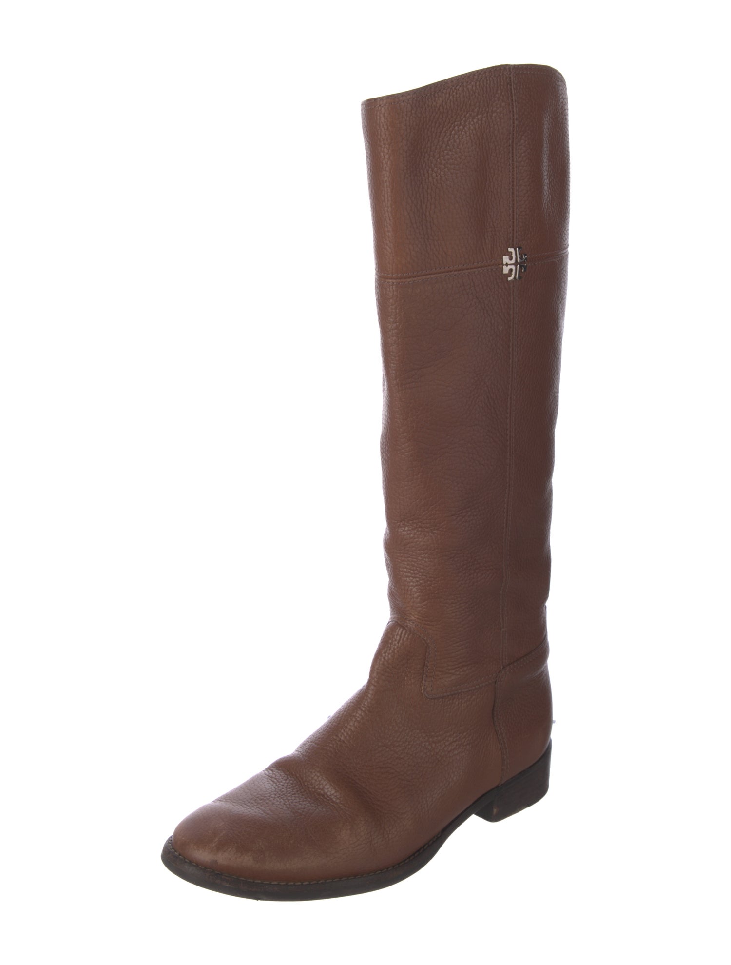 Tory Burch Leather Riding Boots