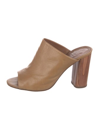 Tory Burch Leather Slides