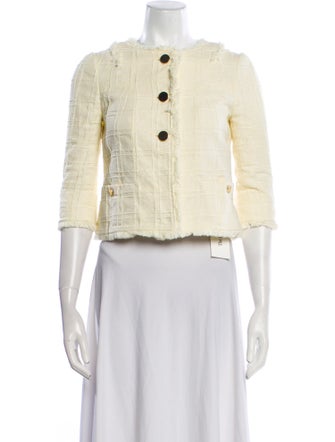 Tory Burch Tweed Pattern Evening Jacket