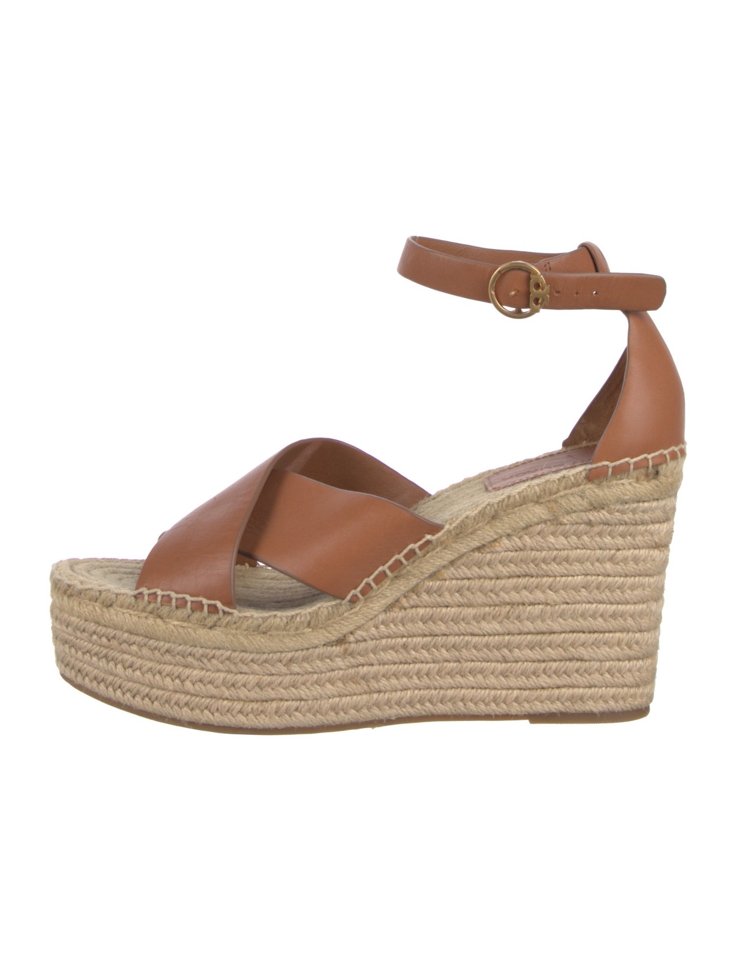 Tory Burch Leather Espadrilles