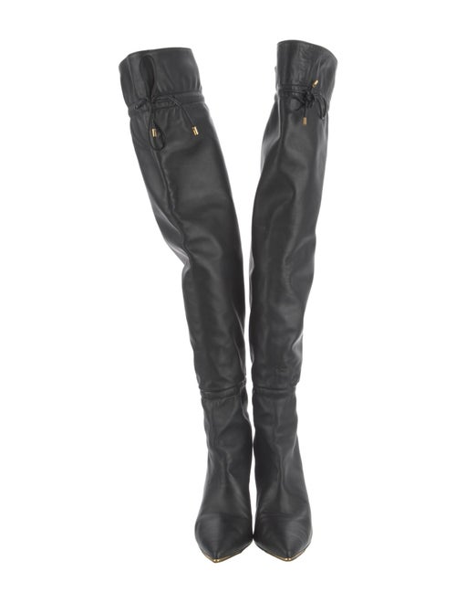 Tory Burch Leather Lace-Up Boots