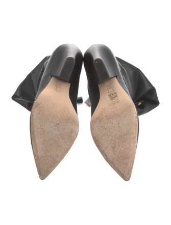 Tory Burch Leather Lace-Up Boots