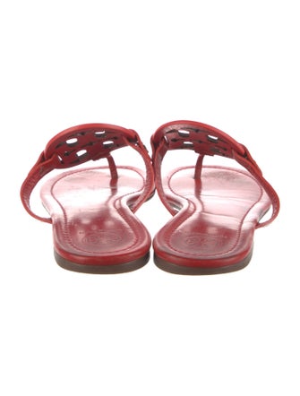 Tory Burch Patent Leather Flip Flops