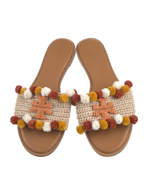 Tory Burch Straw Slides