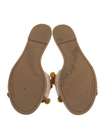 Tory Burch Straw Slides