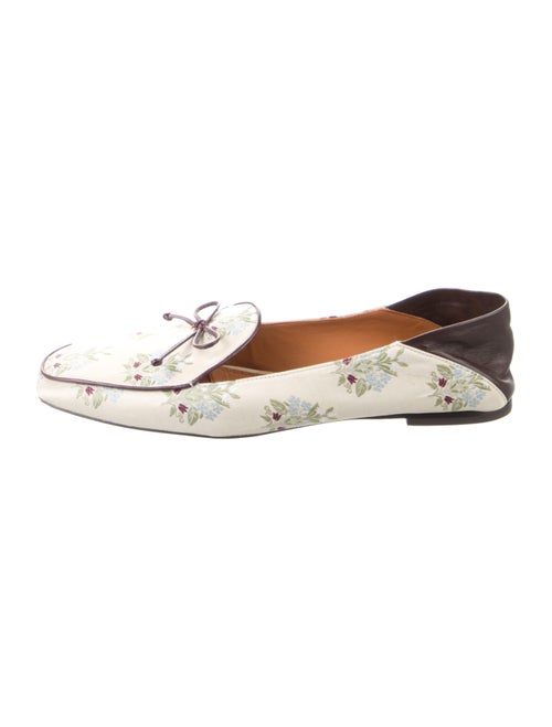 Tory Burch Floral Print Loafers