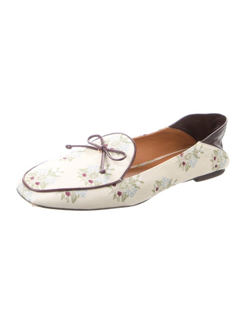 Tory Burch Floral Print Loafers