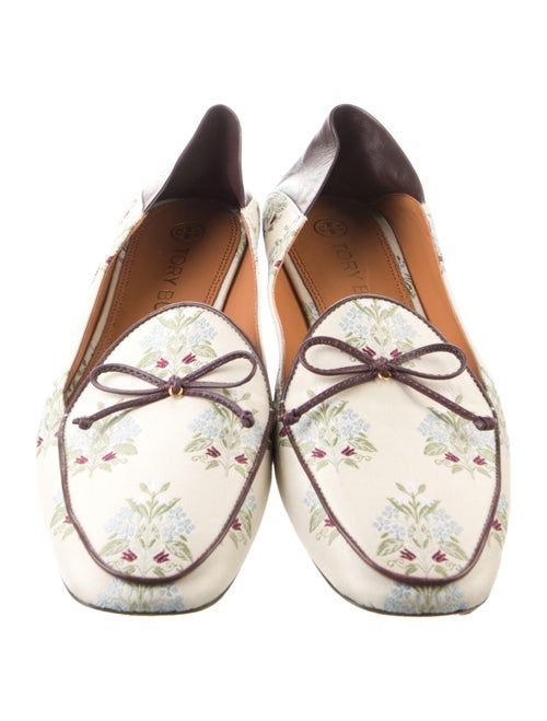 Tory Burch Floral Print Loafers