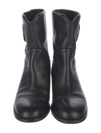 Tory Burch Leather Moto Boots