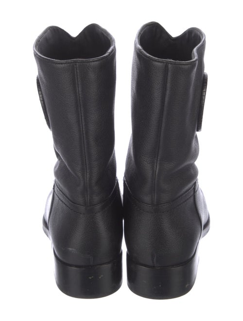 Tory Burch Leather Moto Boots