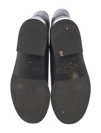 Tory Burch Leather Moto Boots