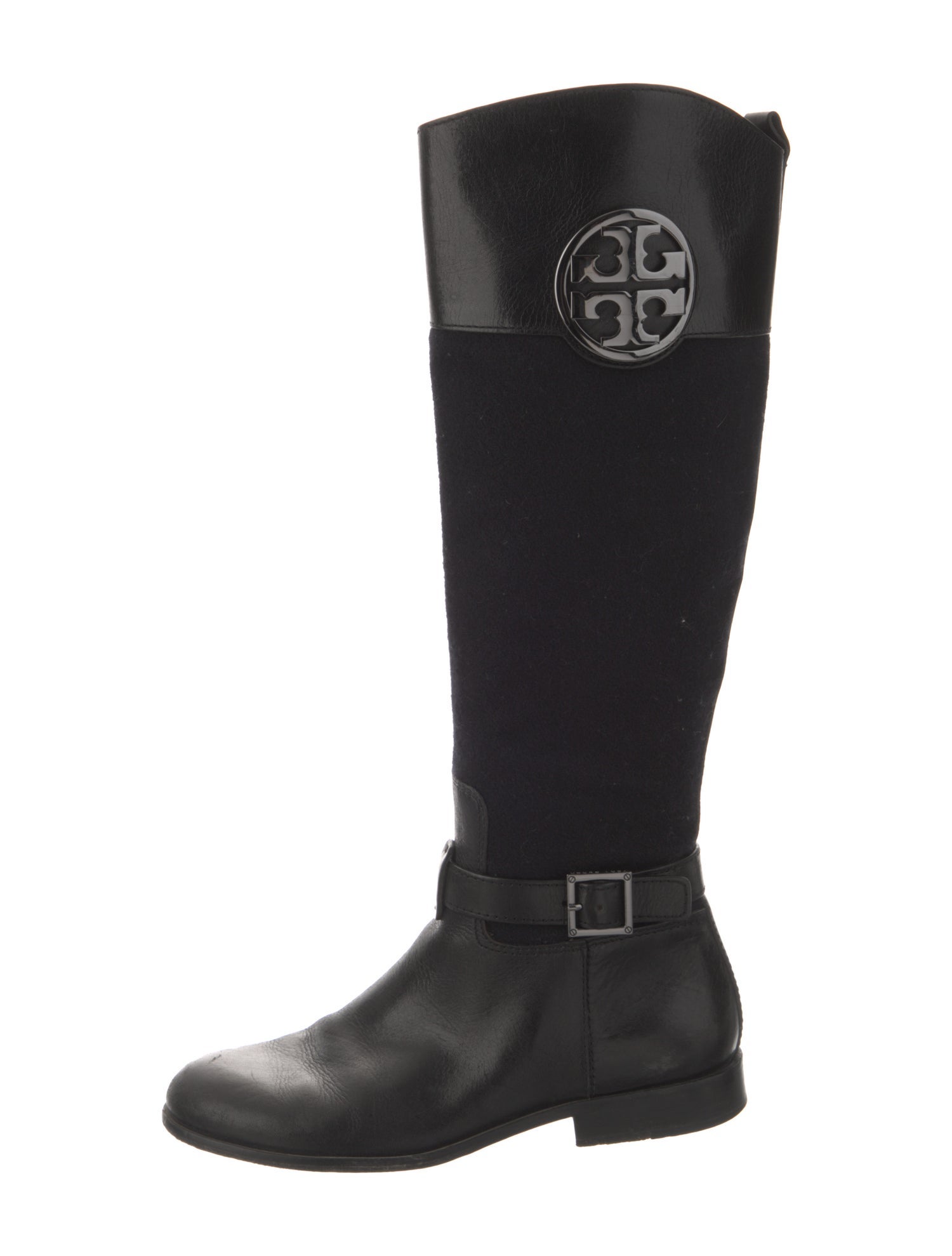 Tory Burch Leather Riding Boots