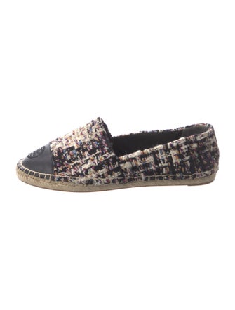 Tory Burch Tweed Pattern Espadrilles