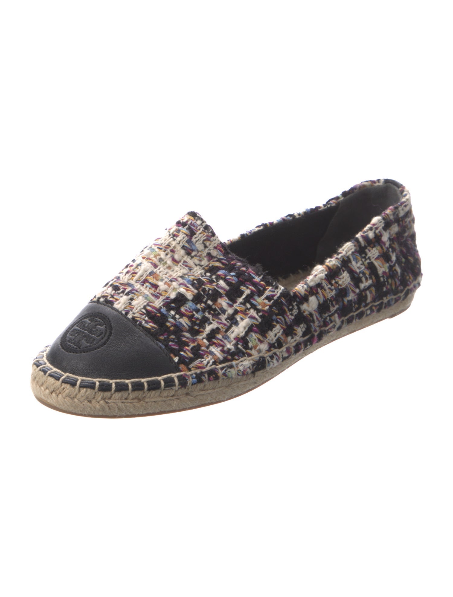 Tory Burch Tweed Pattern Espadrilles