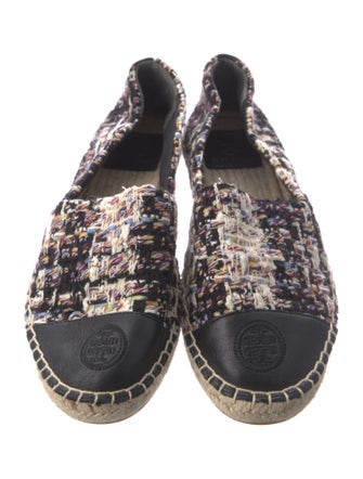 Tory Burch Tweed Pattern Espadrilles