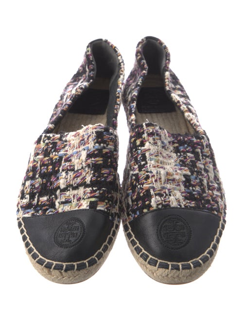 Tory Burch Tweed Pattern Espadrilles