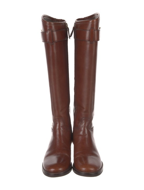 Tory Burch Leather Riding Boots