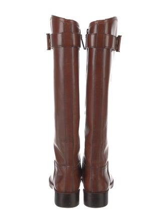 Tory Burch Leather Riding Boots