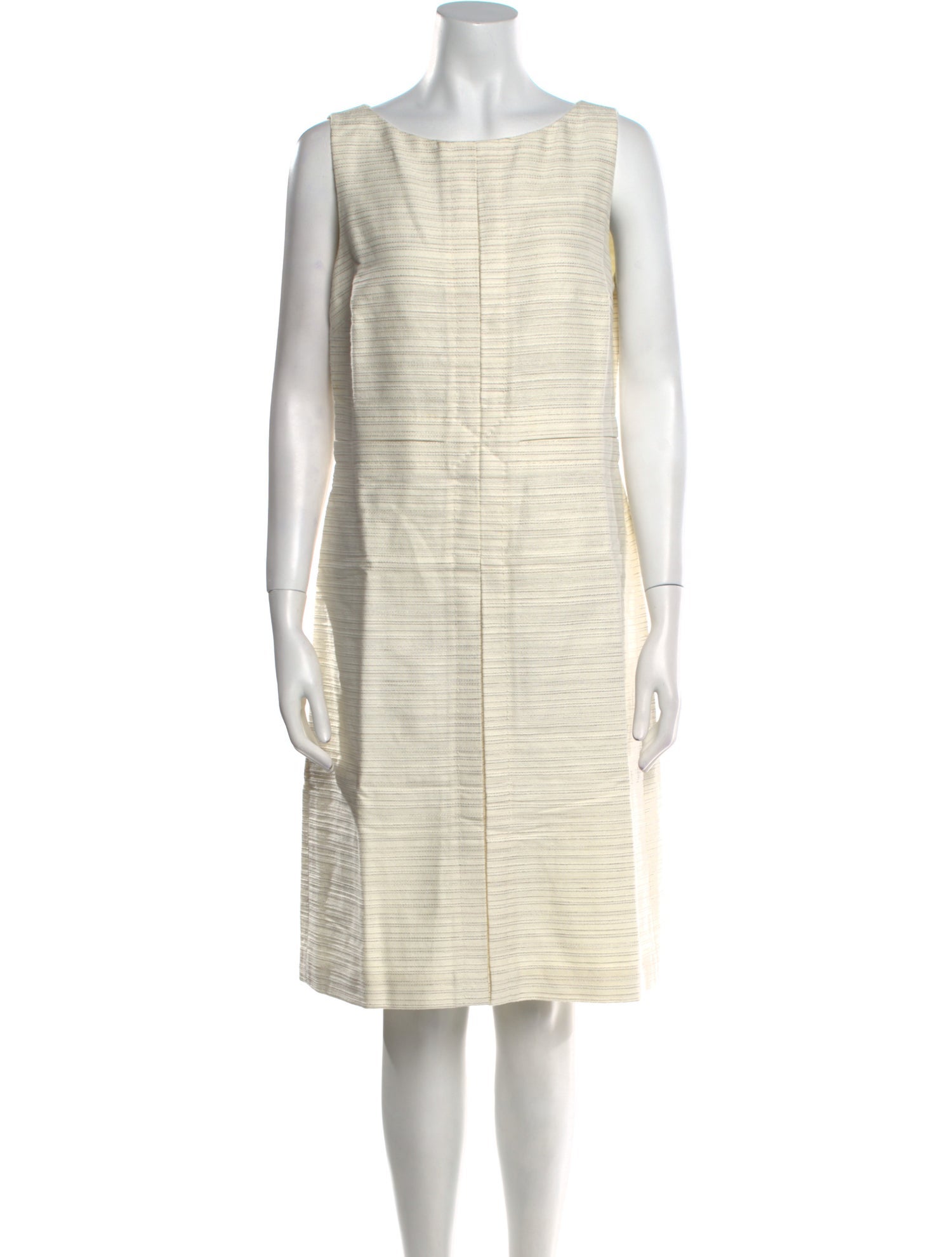 Tory Burch Bateau Neckline Knee-Length Dress
