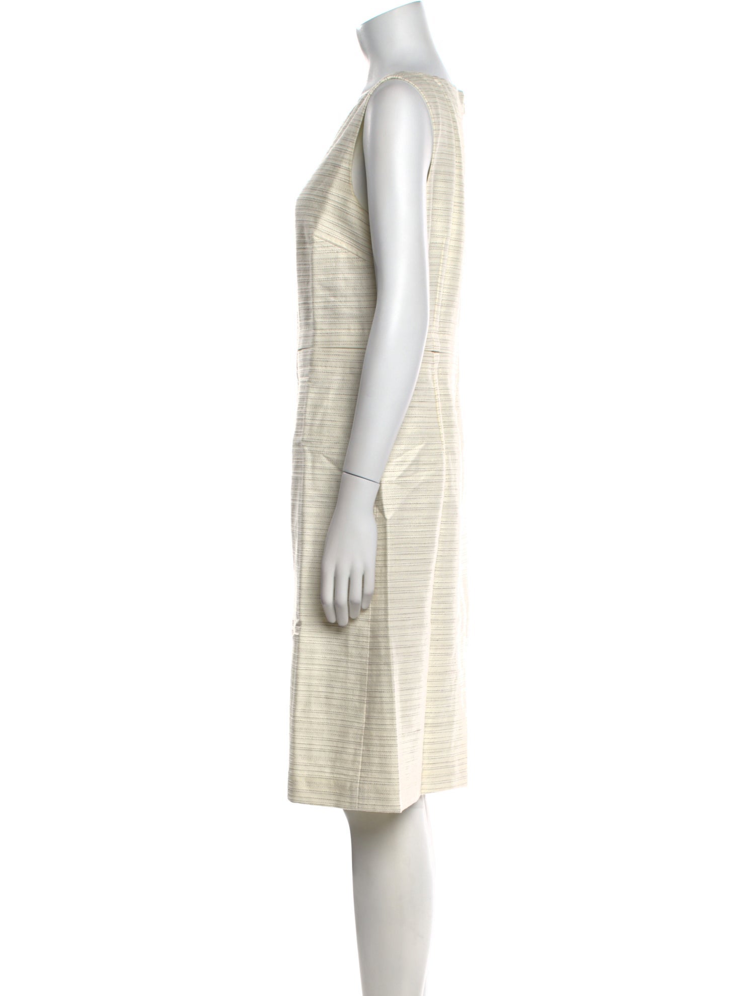 Tory Burch Bateau Neckline Knee-Length Dress