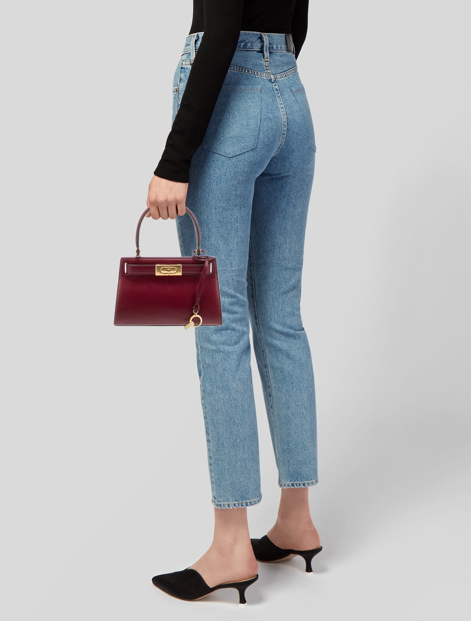 Tory Burch Leather Top Handle Bag