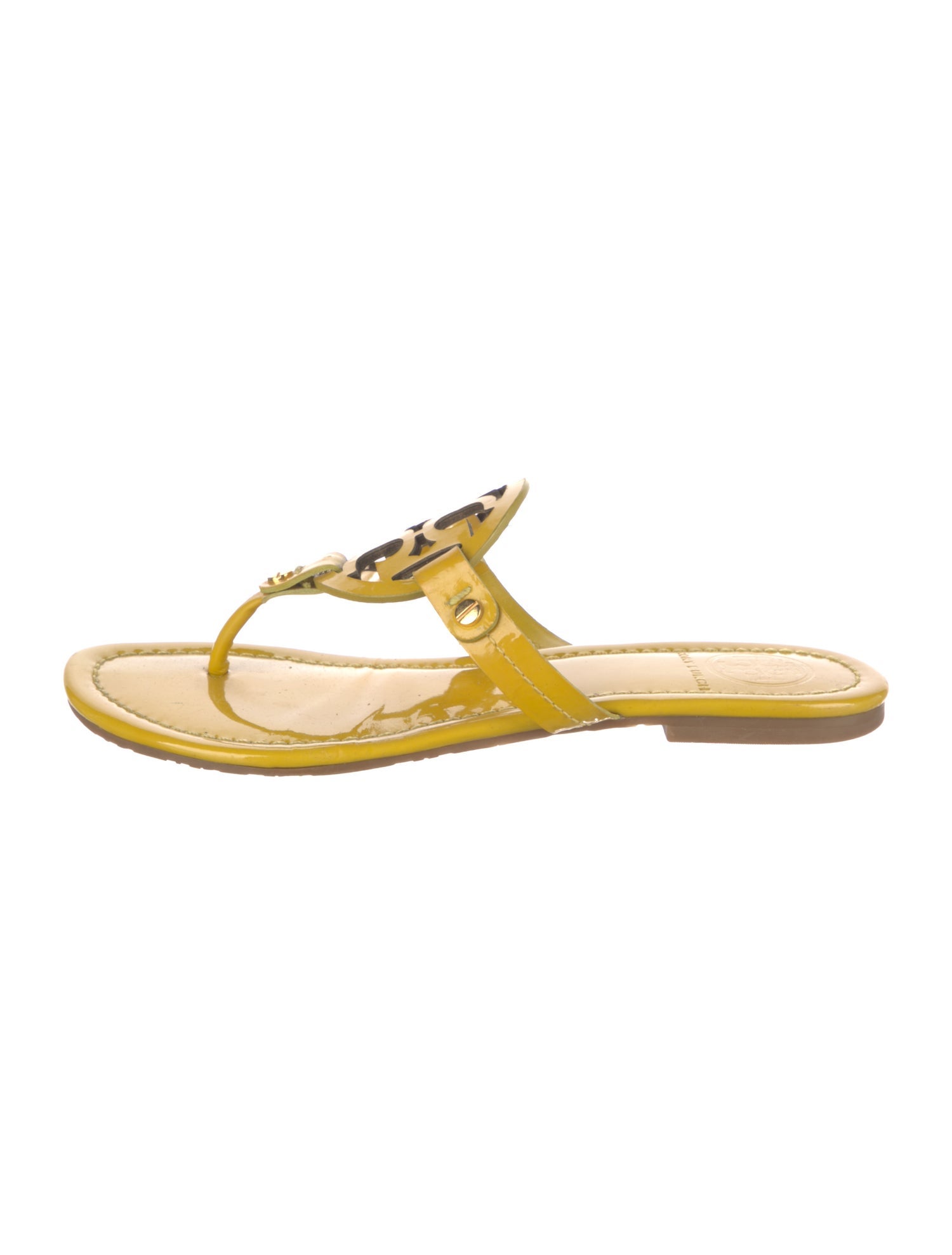 Tory Burch Patent Leather Slides