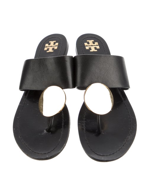 Tory Burch Leather Slides