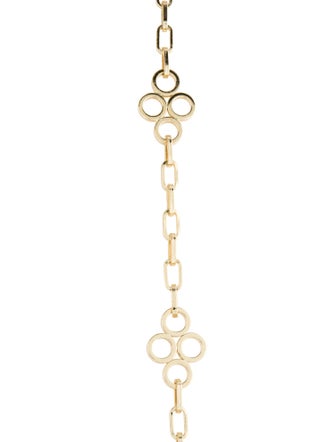 Tory Burch Large Clover Station Necklace