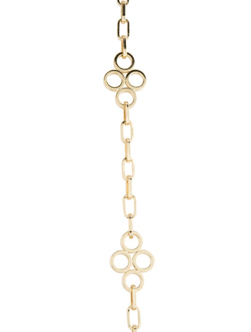 Tory Burch Large Clover Station Necklace