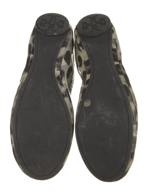 Tory Burch Patent Leather Animal Print Ballet Flats