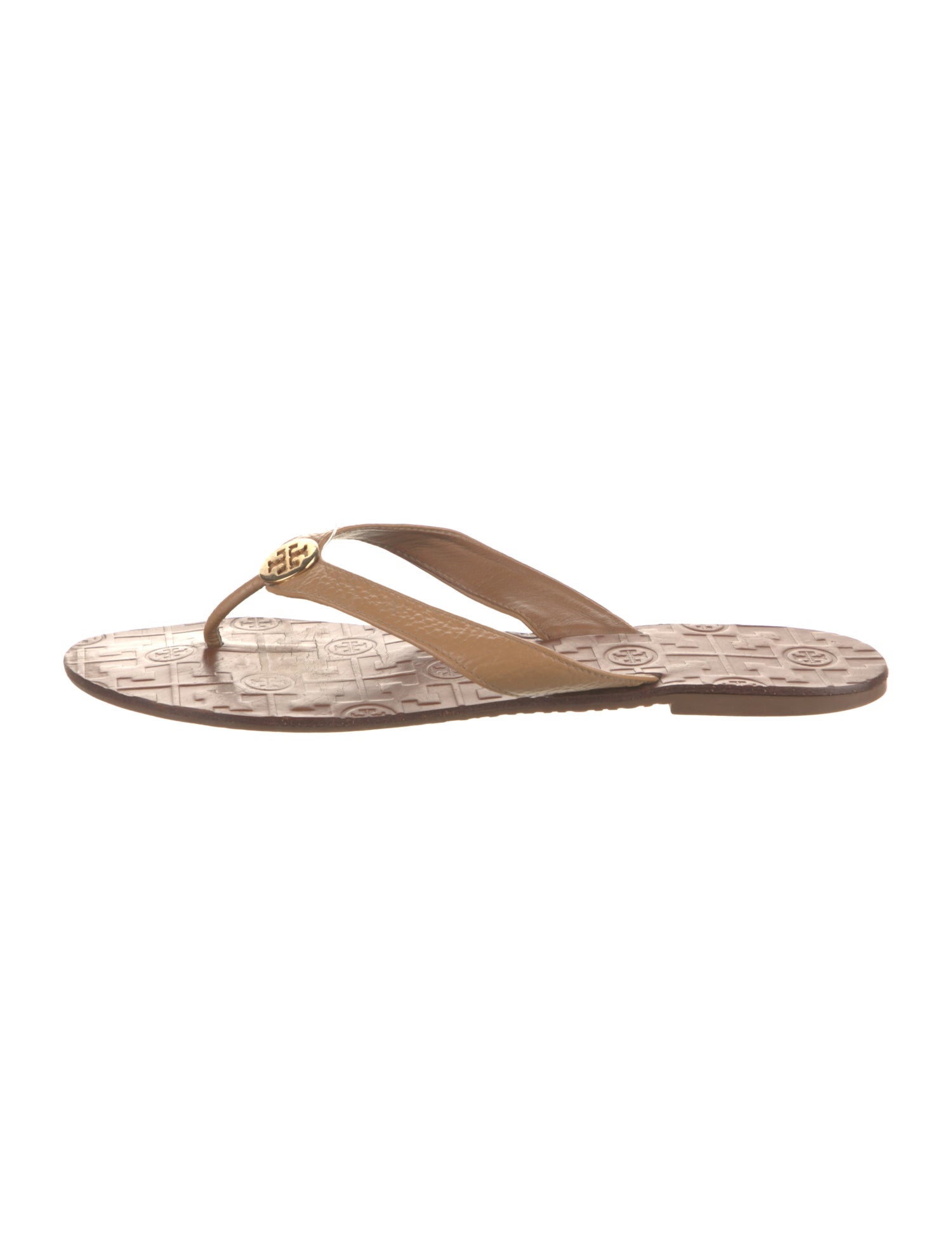 Tory Burch Leather Flip Flops