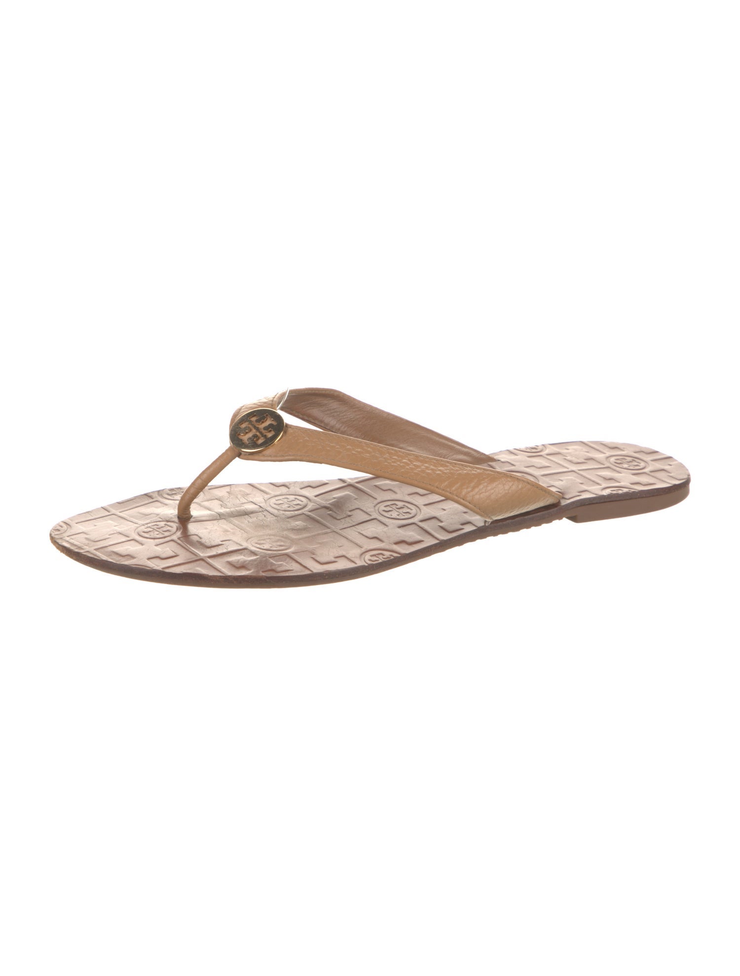 Tory Burch Leather Flip Flops