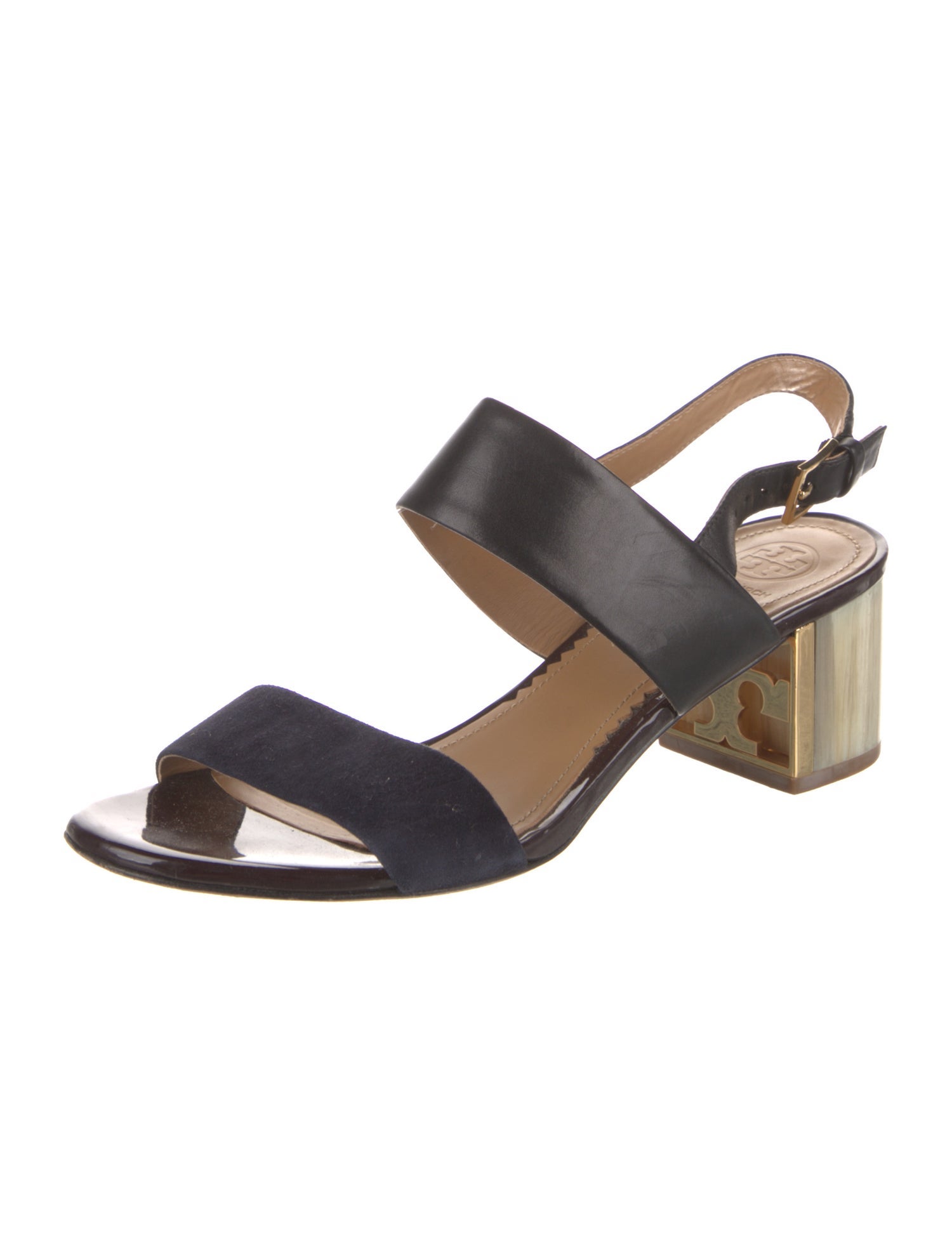 Tory Burch Leather Slingback Sandals
