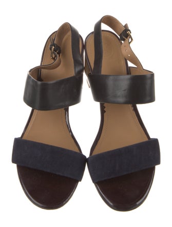 Tory Burch Leather Slingback Sandals