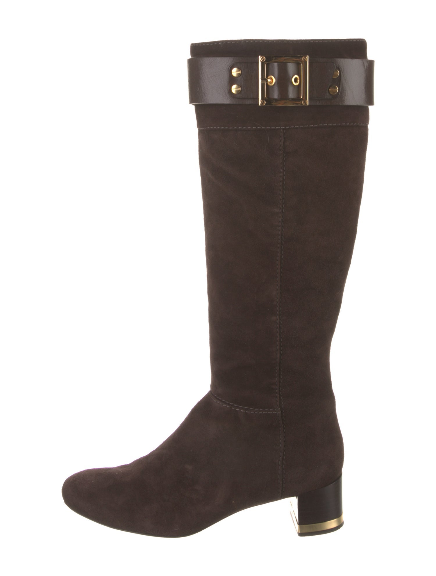 Tory Burch Suede Riding Boots