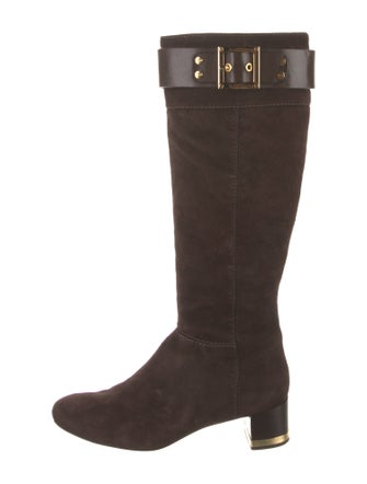 Tory Burch Suede Riding Boots